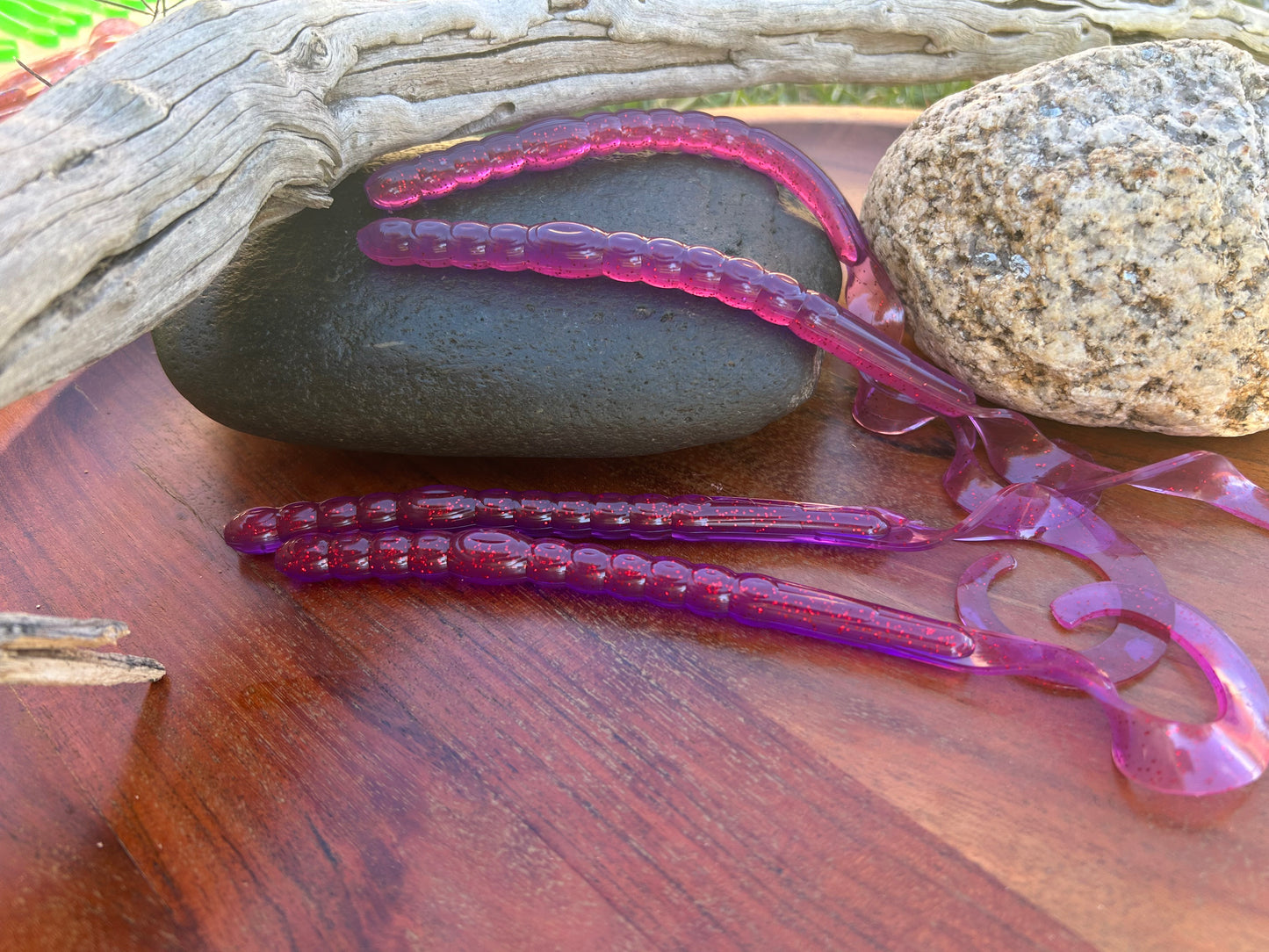 CT GO BIG Worms 10" ribbon tail   10ct