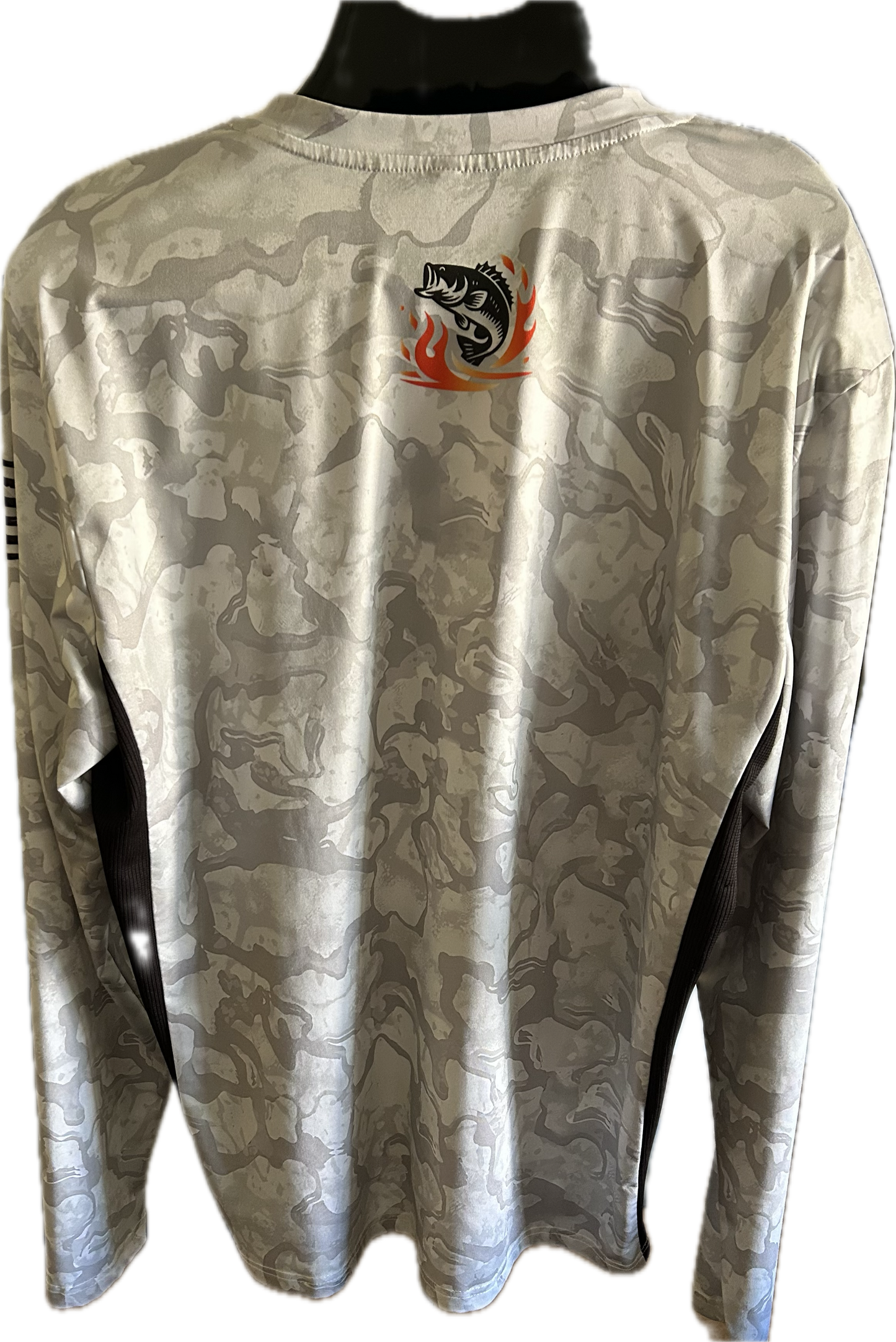 Scorch Grey/ White Jersey UPF 50+ UV Protection