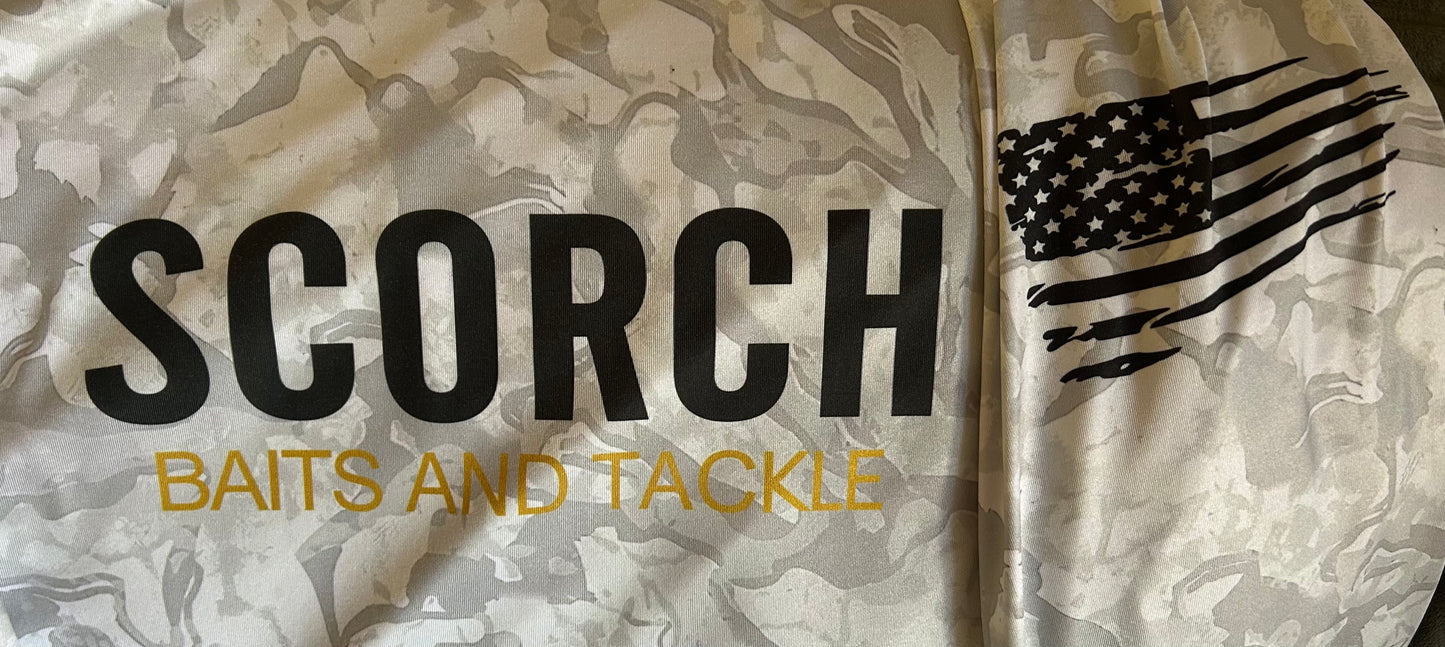 Scorch Grey/ White Jersey UPF 50+ UV Protection