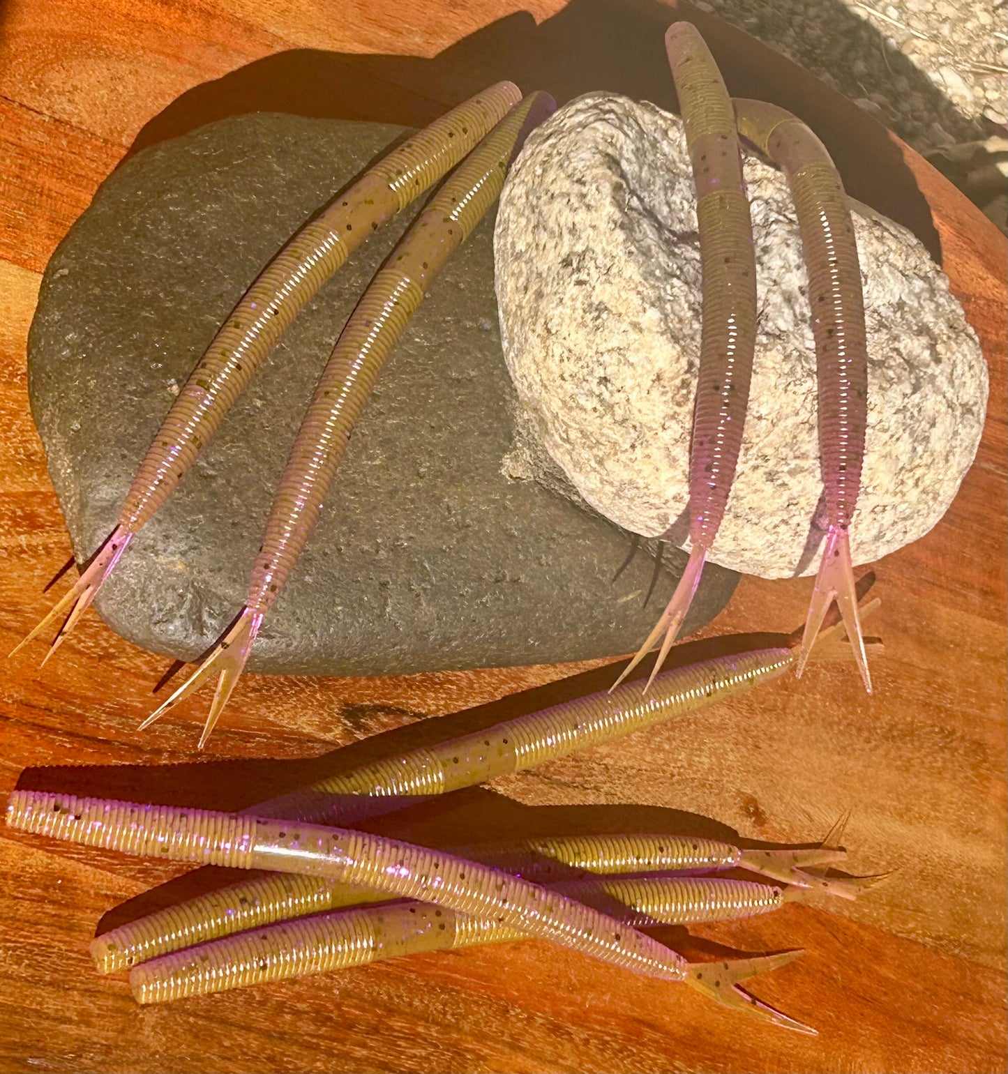 Fluke sticks worms 6.5”