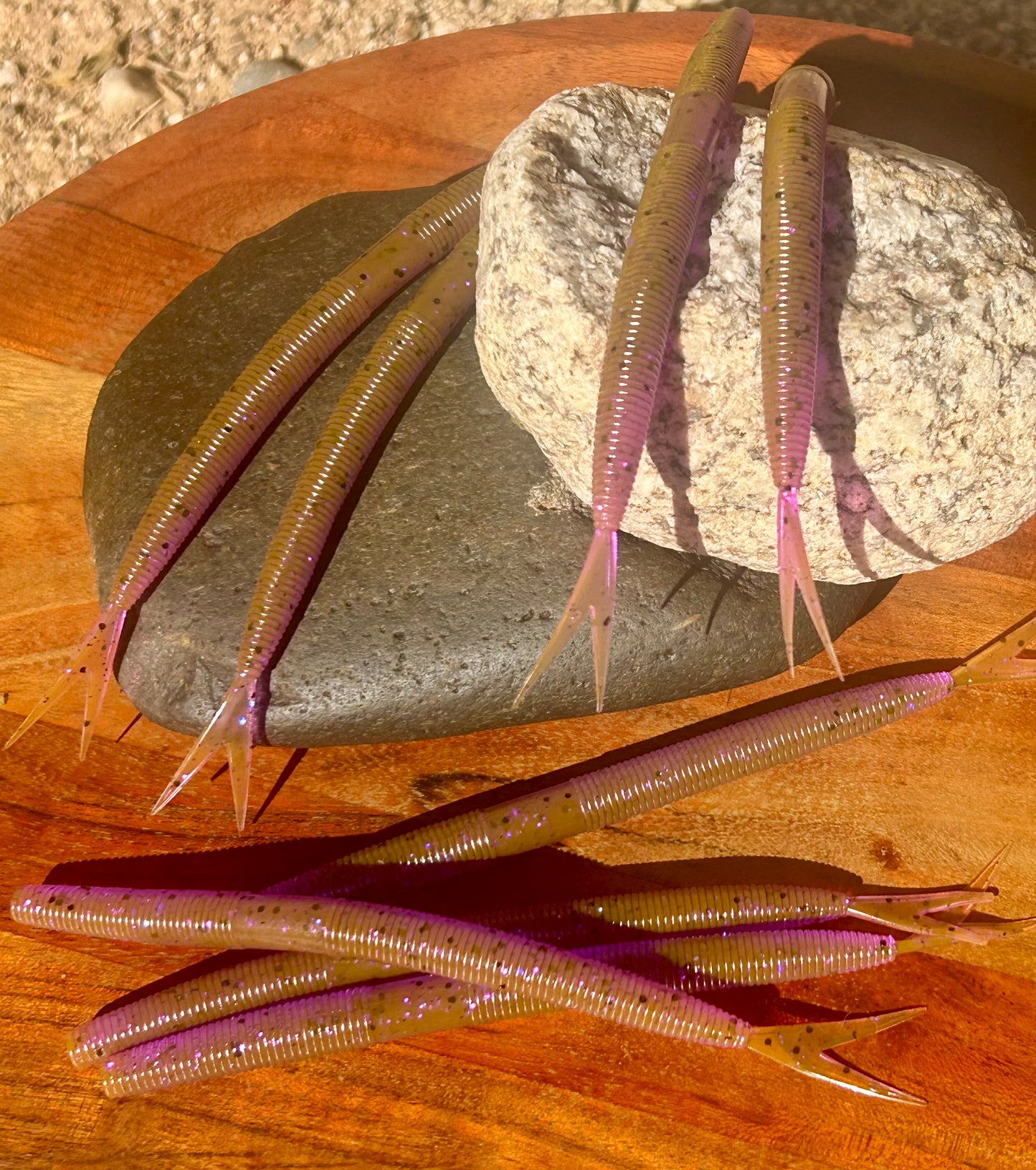 Fluke sticks worms 6.5”