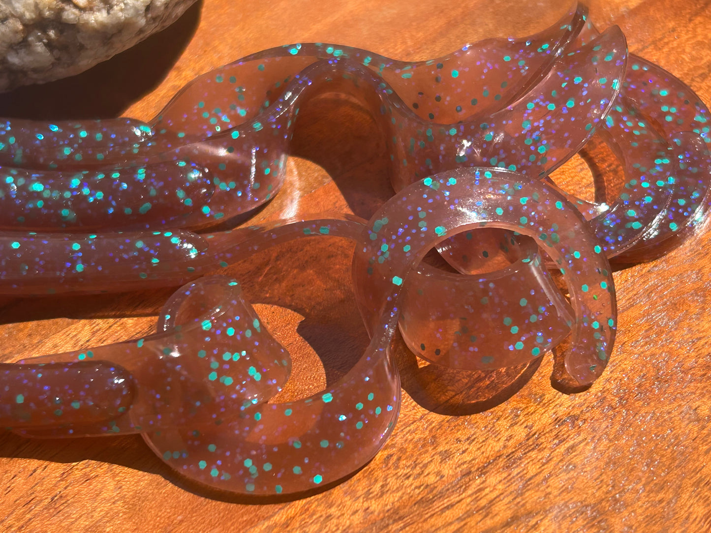 CT GO BIG Worms 10" ribbon tail   10ct