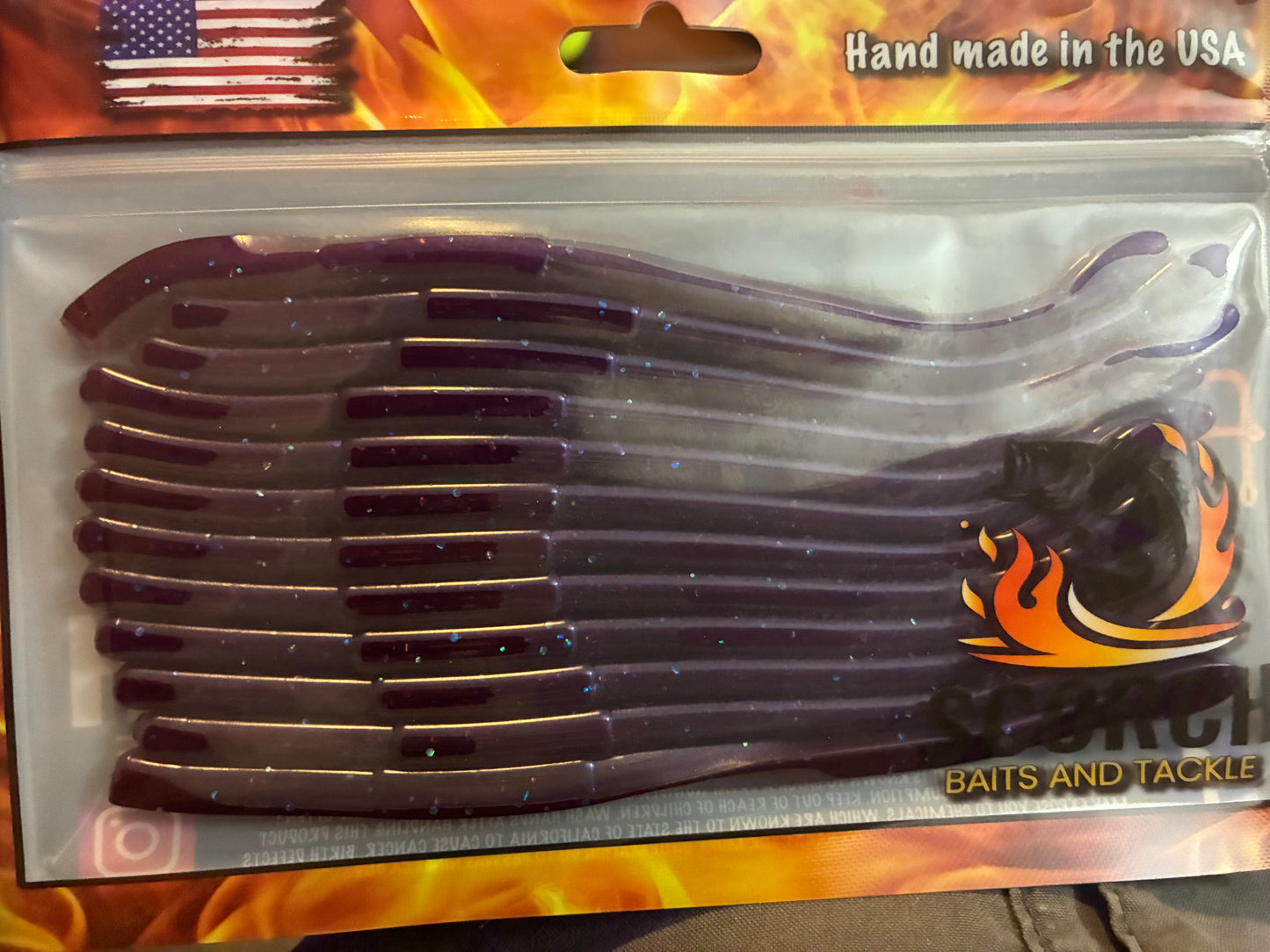 6" Drop shot worms