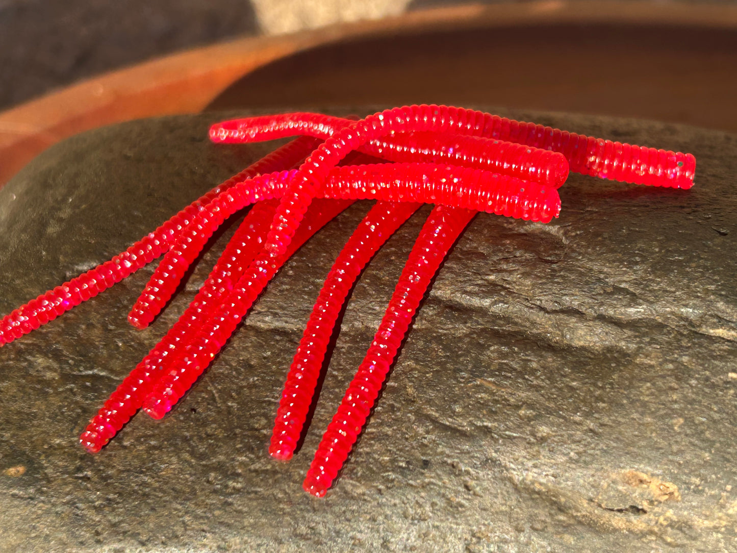 Trout & Pan Fish Worms 2.8 inch