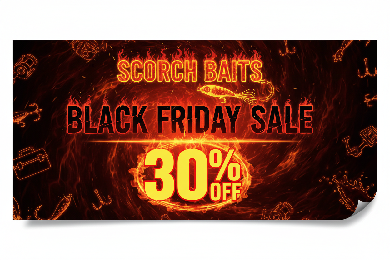 SCORCH BAITS Black Friday sale 30% off