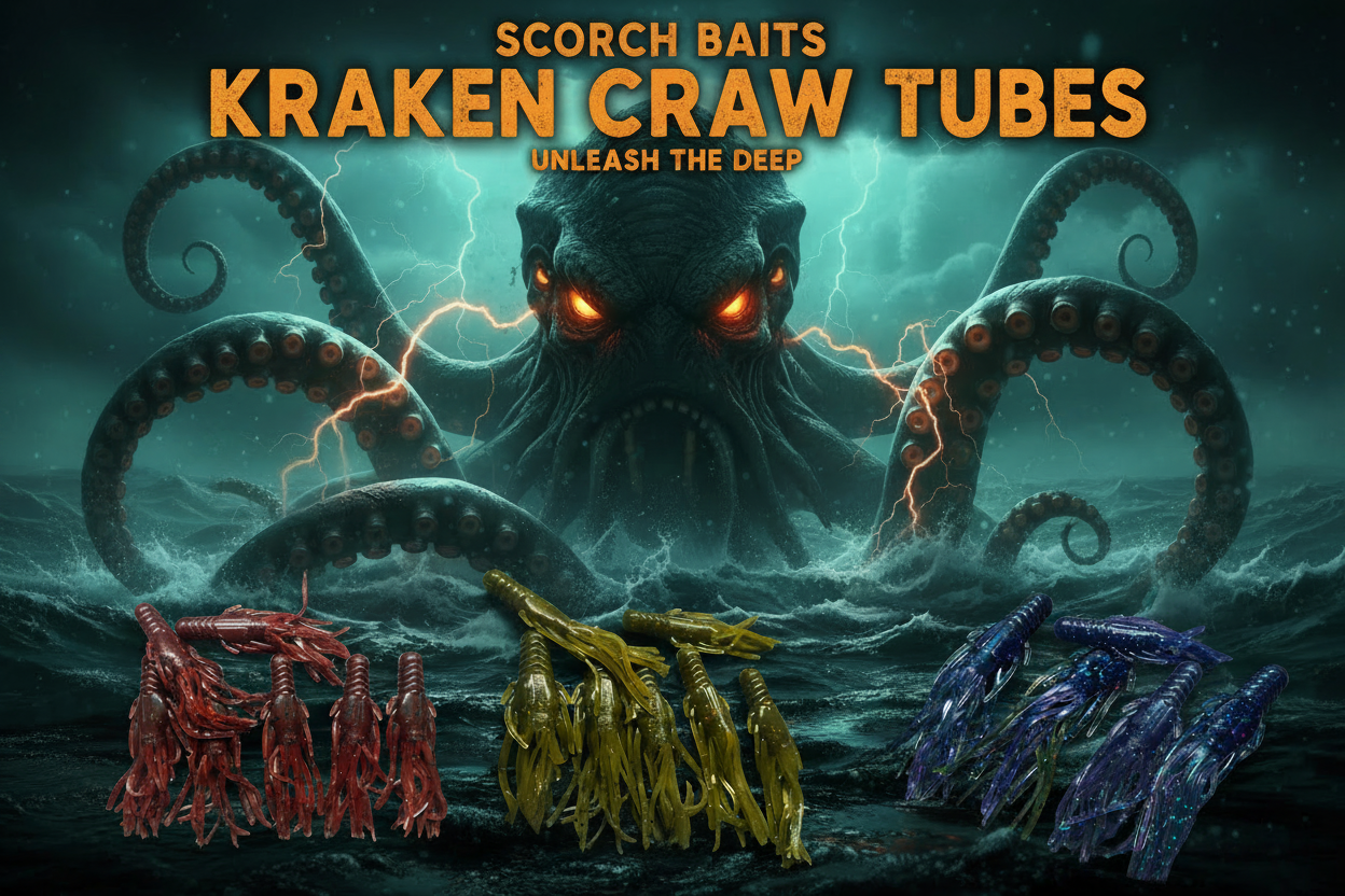 Scorch Baits Kraken Craw Tubes - Kraken
