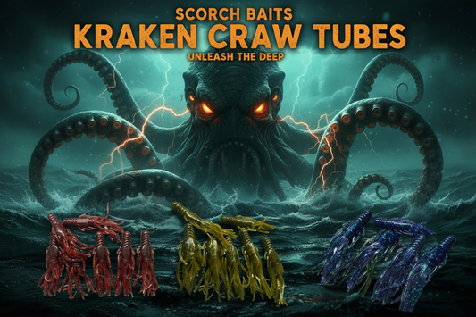 Scorch Baits Kraken Craw Tubes - Kraken